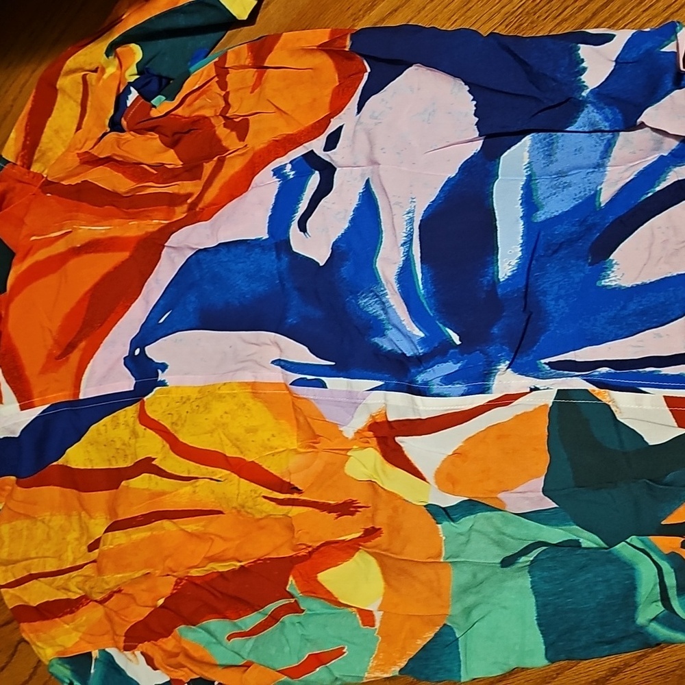 Colorful Abstract Button-Up Shirt - Picture 4 of 4